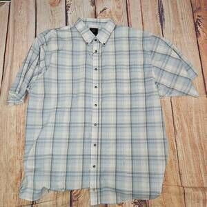 NEW F/X FUSION men's plaid top